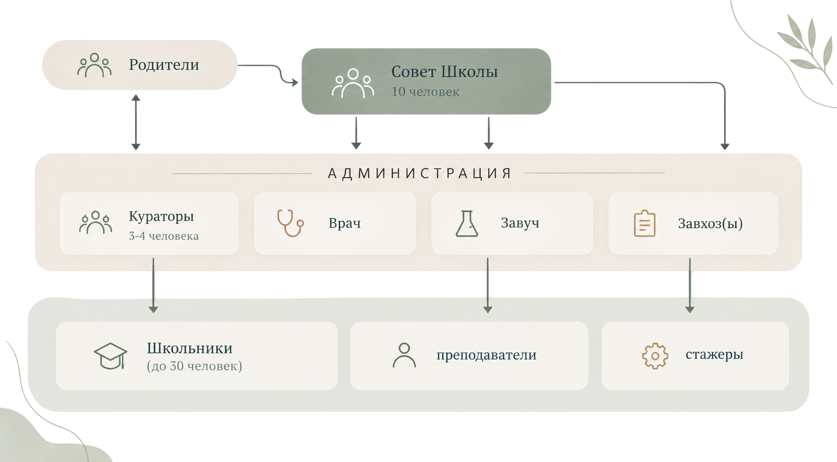 Структура школы